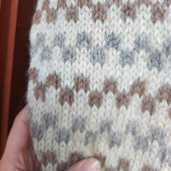 Vintage Wool Hand Knit Sweater - Picture 3 of 11